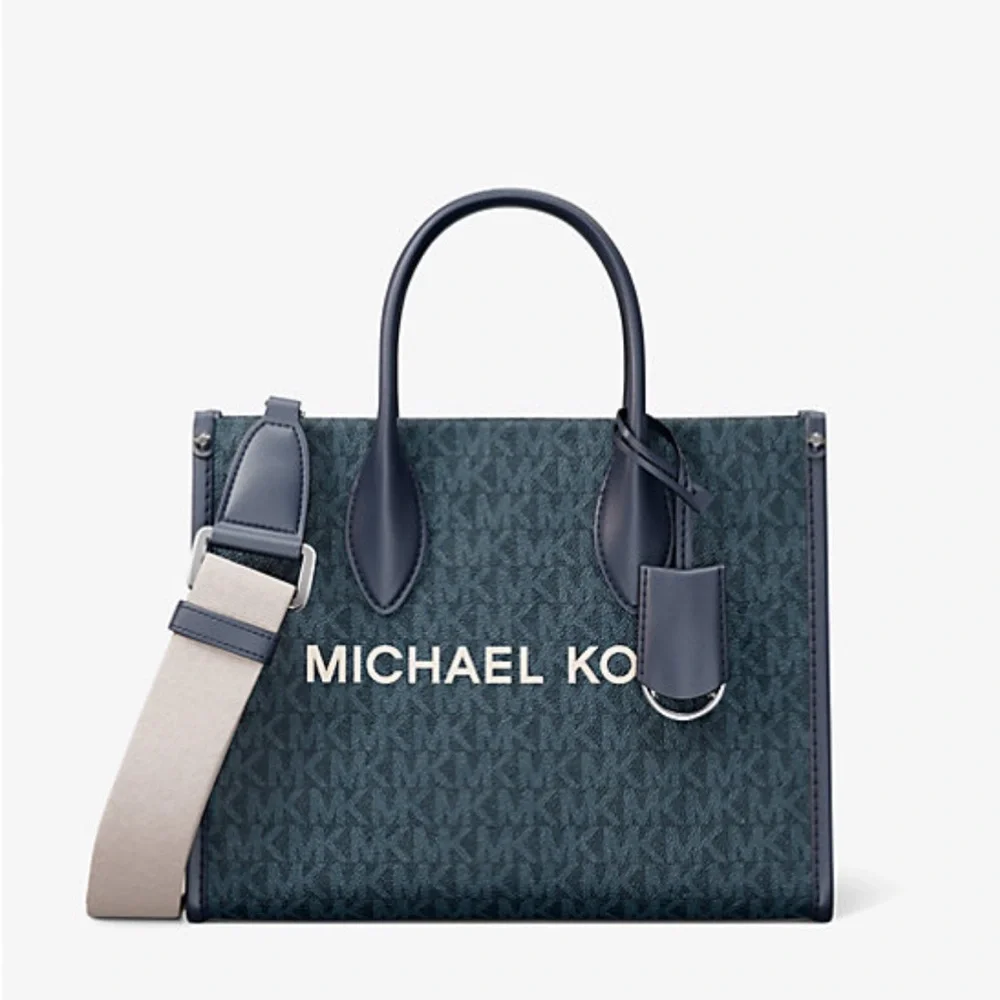 Michael Kors Mirella Small Signature Logo Crossbody Bag Admiral  NWT